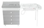 ASIA Baby Bath Dresser (Chest of Drawers) C918006 col.265 coniglio/grey