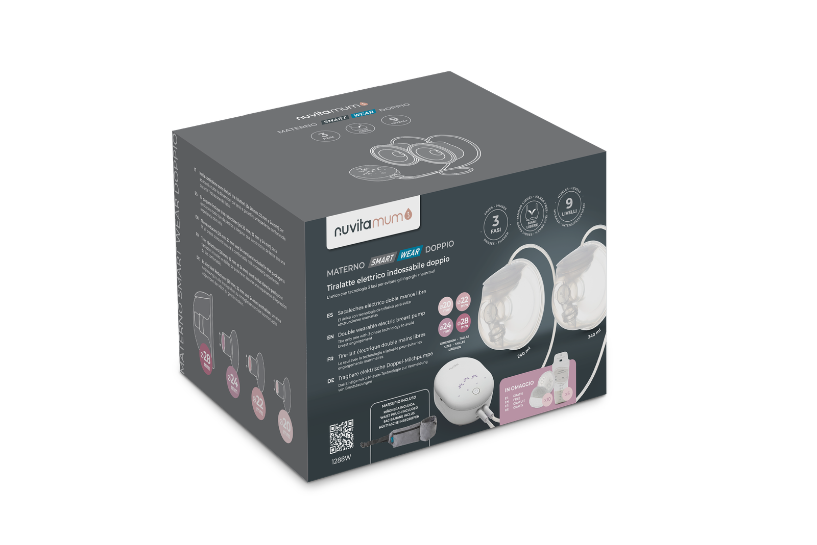 Breast Pump with 3-phase technology 1288W