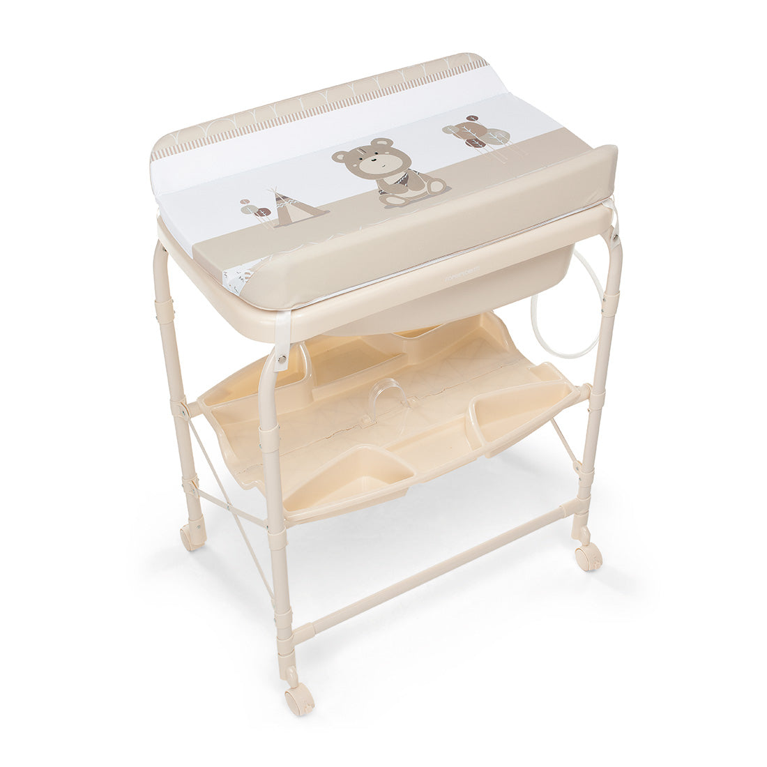 Splash – Bathtub with foldable Changing Table Col.AUGH