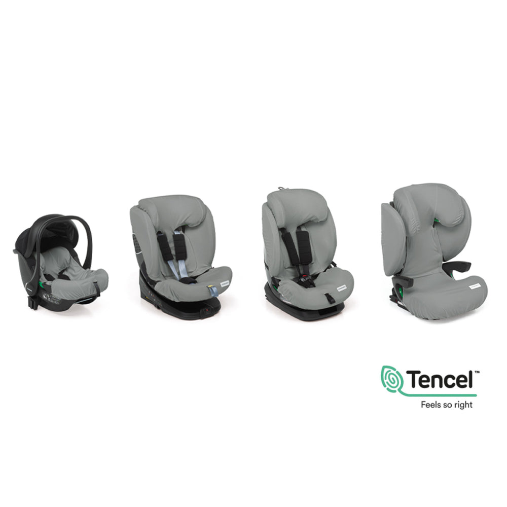 Cover for Foppapedretti i-Size car seats 100-150cm. made of Tencel™ Lyocell