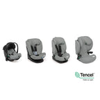Cover for Foppapedretti i-Size car seats 100-150cm. made of Tencel™ Lyocell