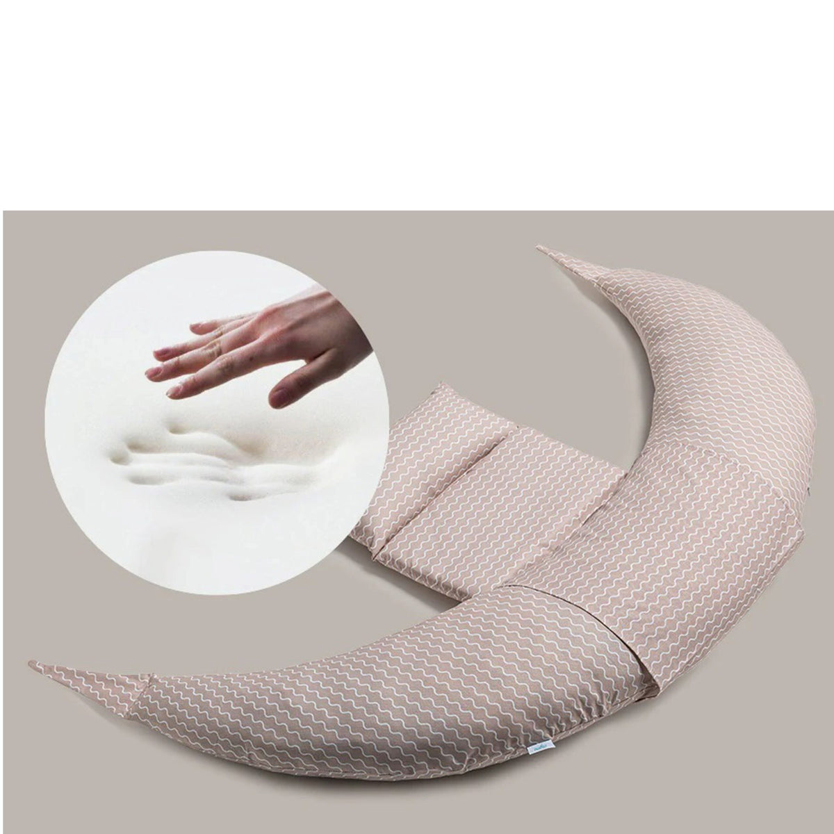 Nuvita (7200) 12 in 1 DreamWizard Memory 3D Pregnancy and Breastfeeding Pillow