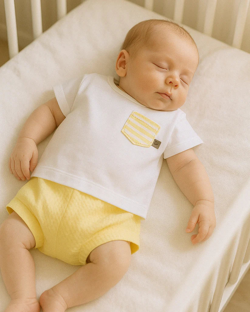 Calamaro Baby Boy Polo and T-shirt Set Frisa