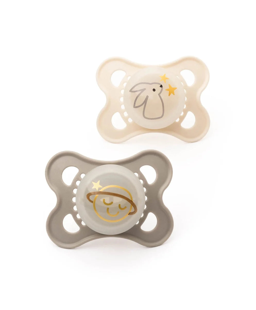 Mam Original Night Silicone Pacifiers 2-6 months (2 pcs)