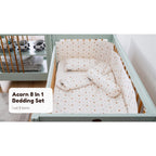 Funbies Acorn 8in1 Bedding Set