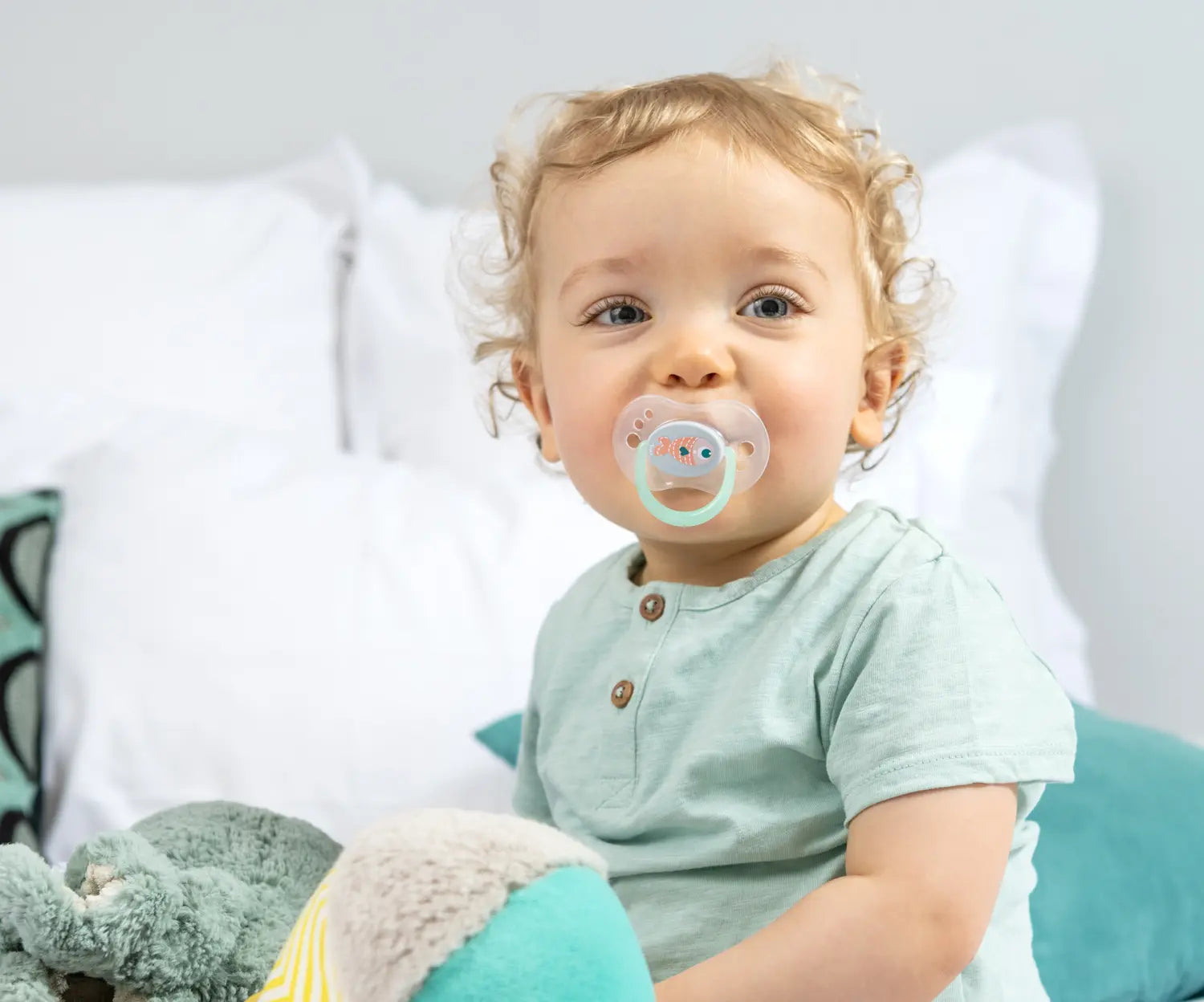 Tigex 3pcs. day/night Pacifiers Reversible 0-6m