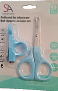 Scissor & Nail Clipper Set/2 Colors Blue & Pink