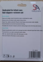 Scissor & Nail Clipper Set/2 Colors Blue & Pink