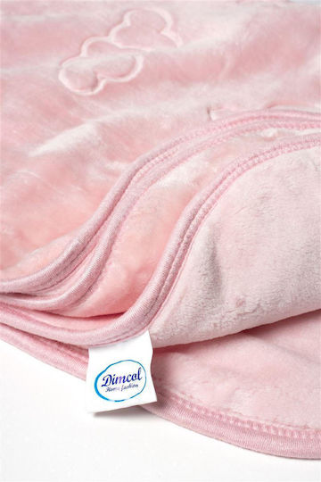 Dimcol Velour Baby Blanket 110x140cm